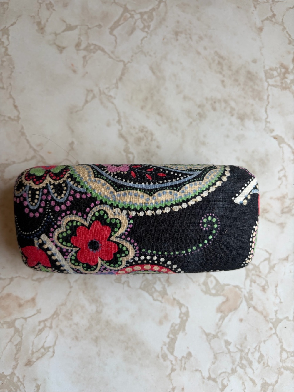 Floral Pattern Black Women's Sunglasses Case - Vera Bradley